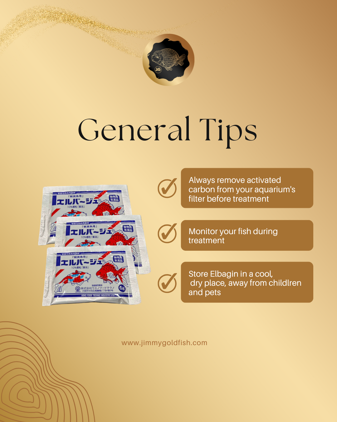 Elbagin Antibacterial Powder 100g (5gx20): Essential Care for Healthy, Vibrant Fish (Chinese Tetra)