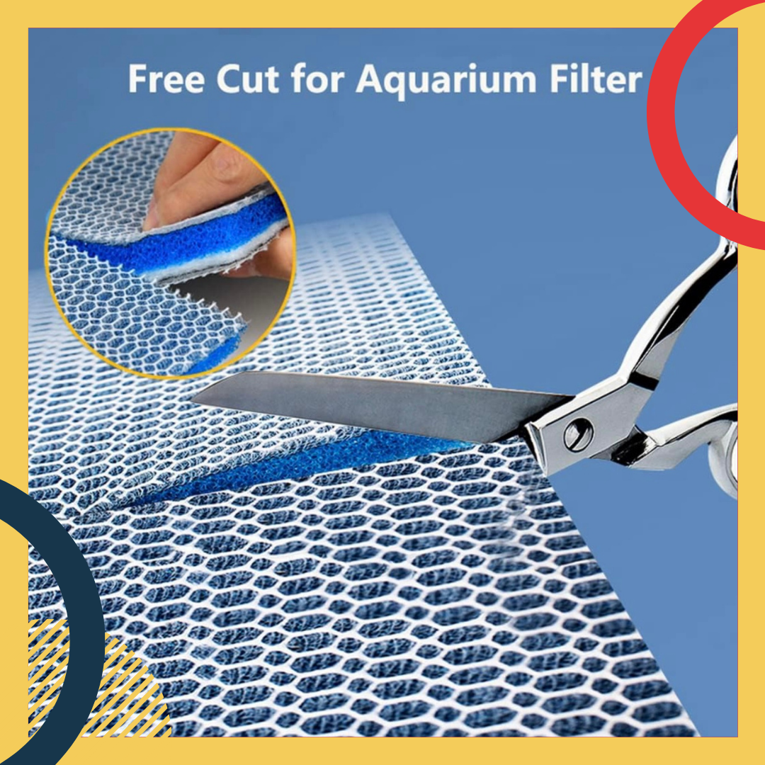ENVÍO GRATIS - Almohadillas de filtro de esponja de biocarbono de 8 capas de primera calidad para peceras de acuario