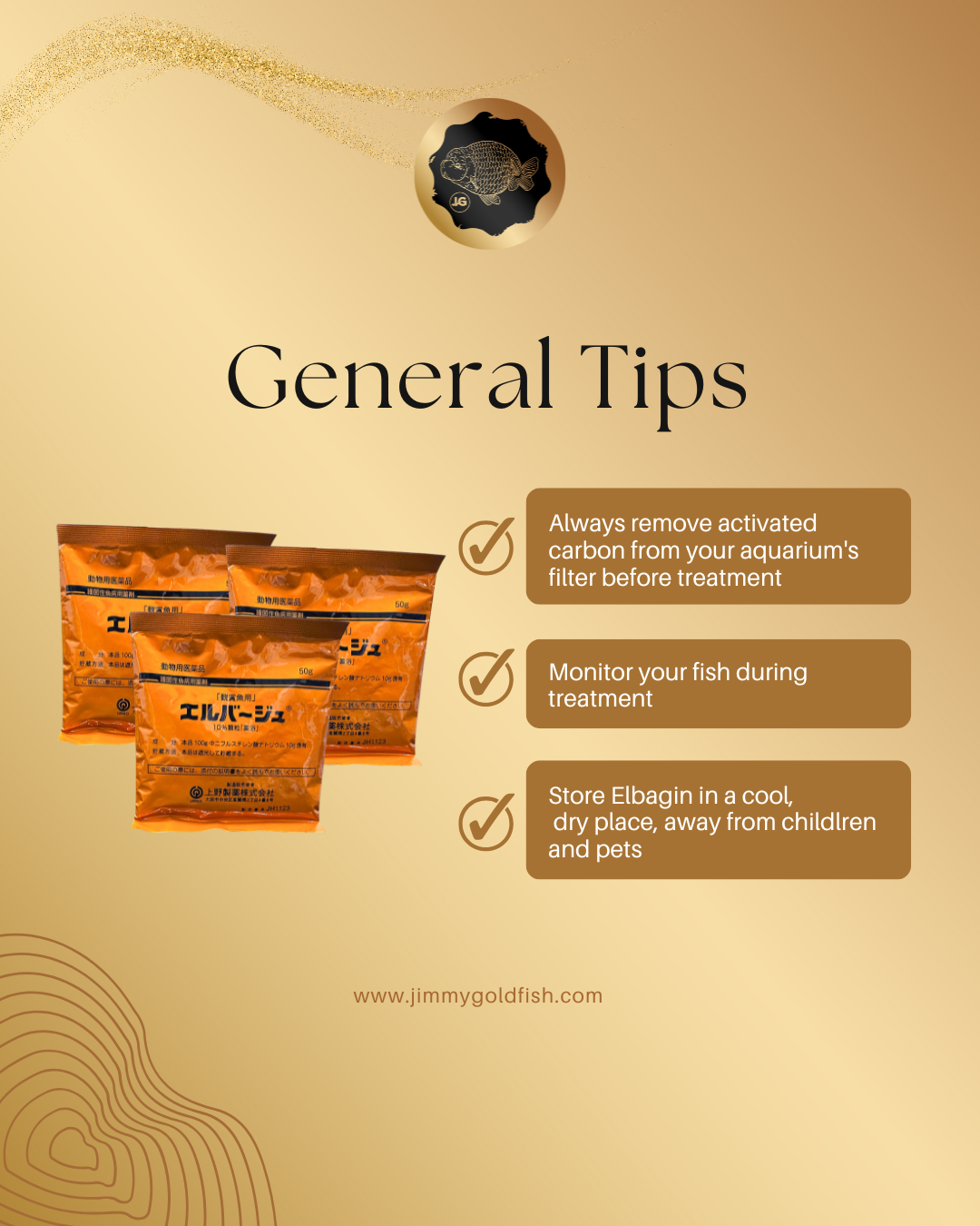 Elbagin Antibacterial Powder 50g: Essential Care for Healthy, Vibrant Fish (Chinese Tetra)