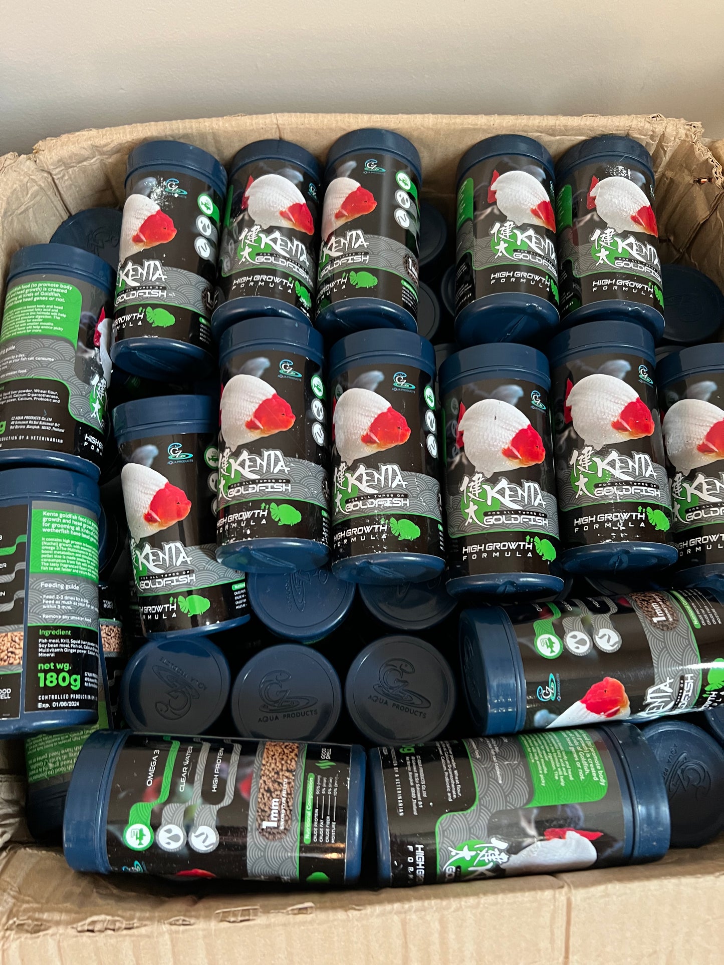 Kenta High Growth 180g, 1mm Sinking Pellets