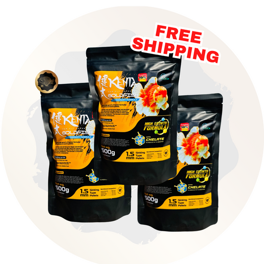 3 Packs Jumbo Bag New Kenta High Growth extra 10% 550g Total . FREE SHIPPING . 1.5mm (Sinking Pellets)