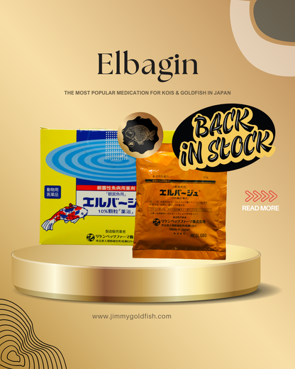 ENVÍO GRATIS Juego de 5 Elbagin Powder 50g (Polvo Amarillo) Tetra japonés
