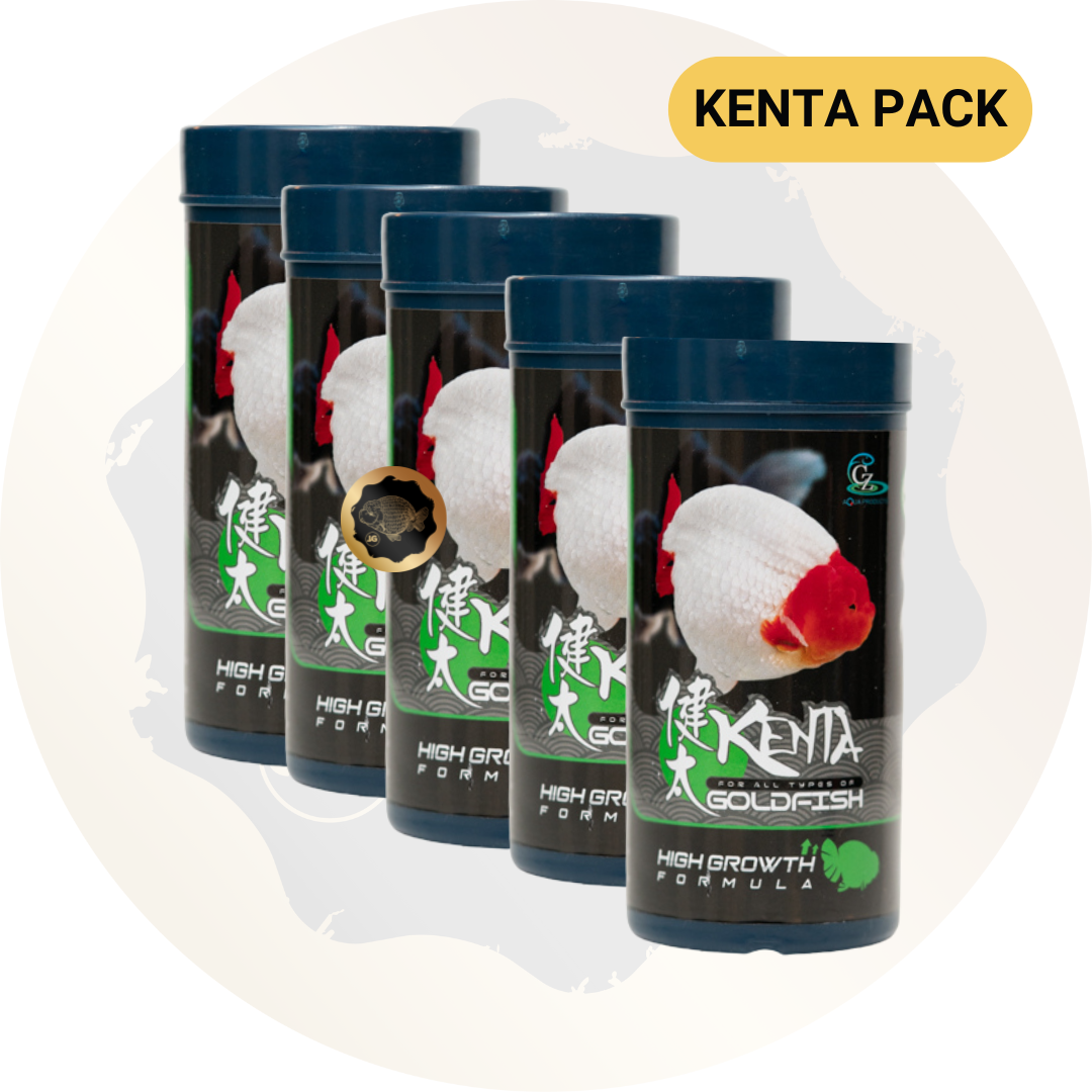 FREE SHIPPING Pack of 5 Kenta High Growth 180g, 1mm Sinking Pellets