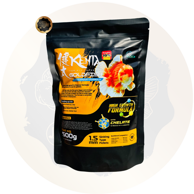 New Jumbo Bag Kenta High Growth extra 10% 550g Total . 1.5mm (Sinking Pellets)