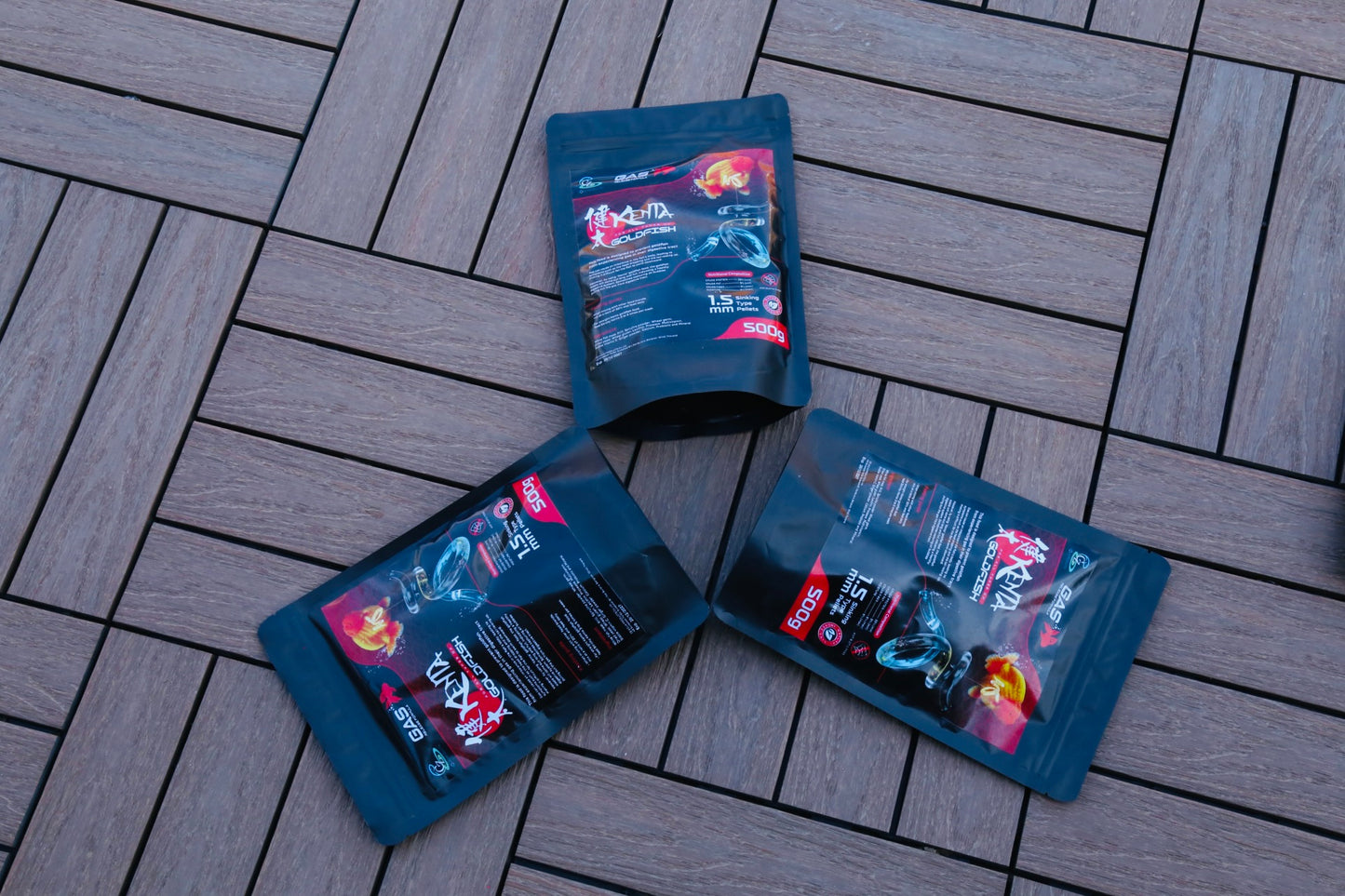 3 Packs New Kenta Gas Release  Jumbo Bags 500g FREE SHIPPING . 1.5mm ( Sinking Pellets )