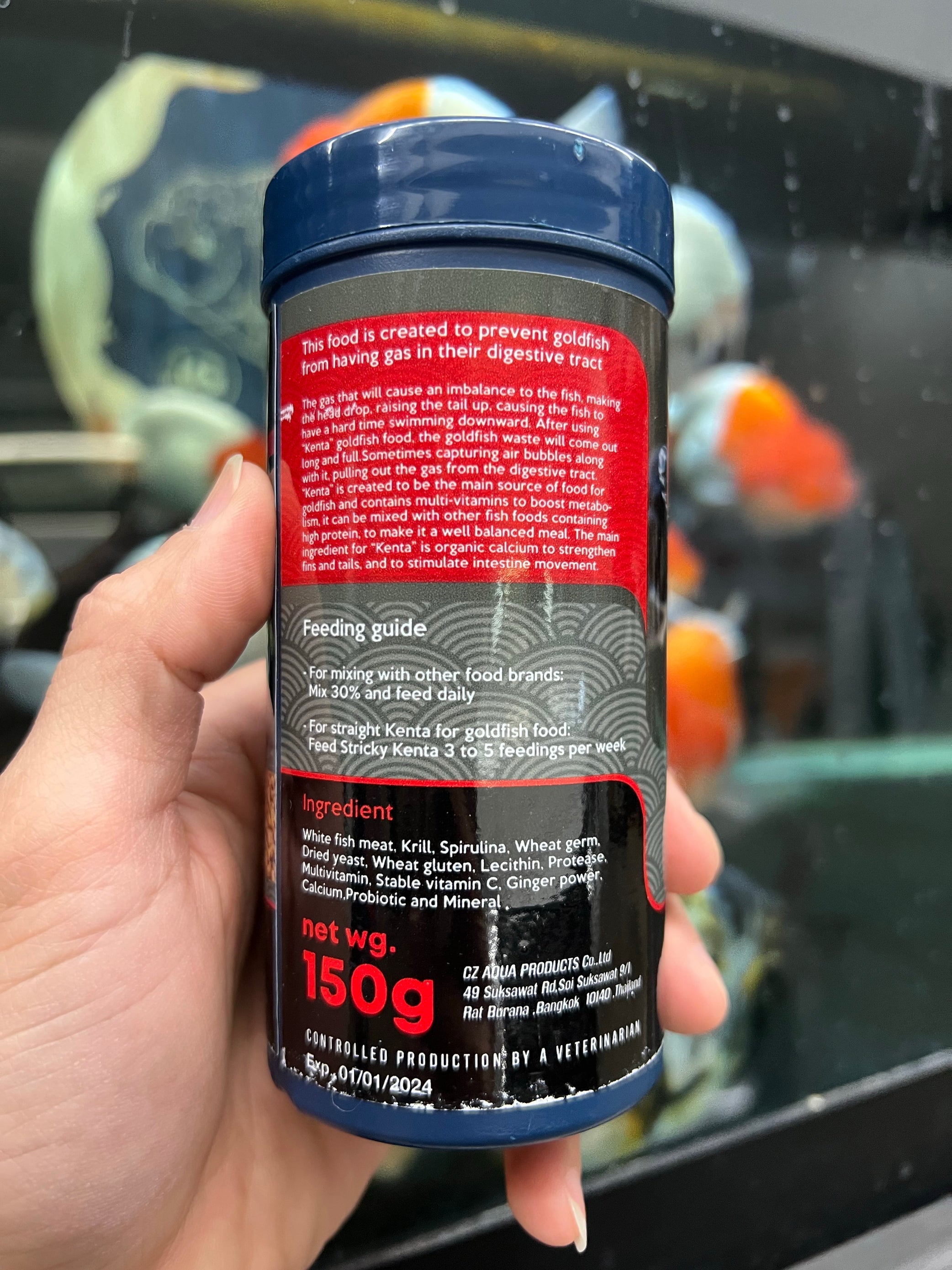 Prevent Goldfish Gas with Kenta Gas Release Formula Prevent Goldfish Gas with Kenta Gas Release Formula